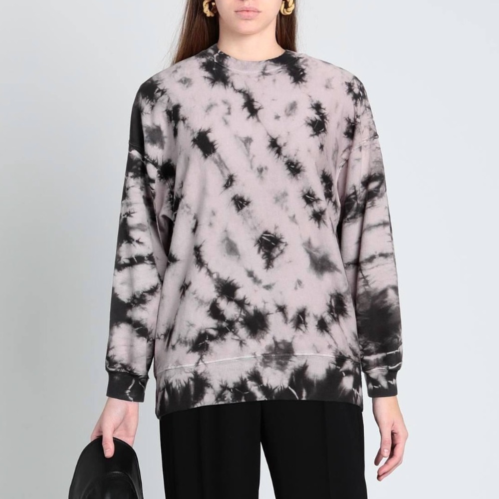 PROENZA SCHOULER WHITE LABEL Lilac Tie-Dye Pullover Sweatshirt